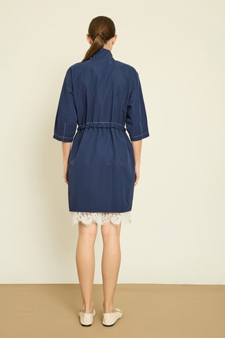 Abito taglio dritto - Navy