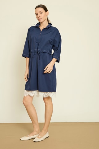 Abito taglio dritto - Navy