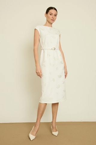 Abito taglio dritto - Beige