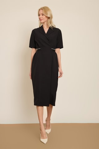 Abito taglio dritto - Nero