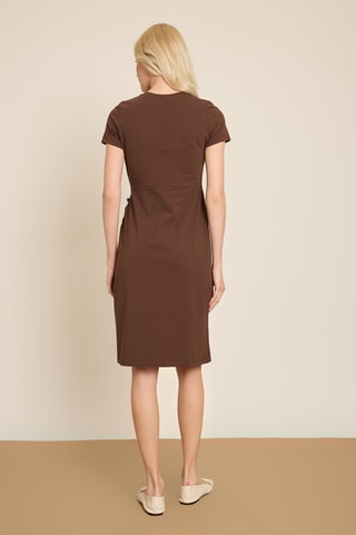 Abito taglio dritto - Marrone