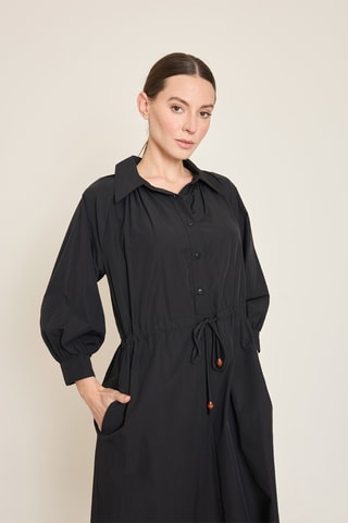 Abito a camicia - Nero