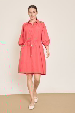 Abito a camicia - Corallo