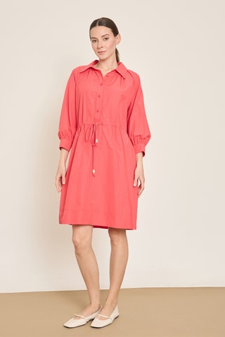 Abito a camicia - Corallo