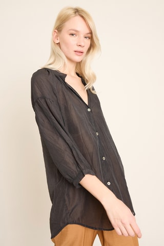 Camicia loose - Nero