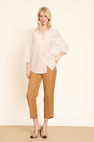 Camicia loose - Beige