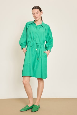 Abito a camicia - Verde