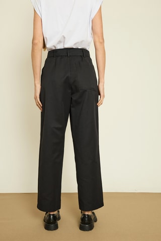 Pantaloni wide legs - Nero