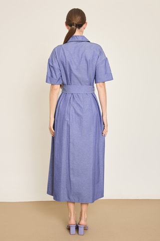 Abito a camicia - Blu