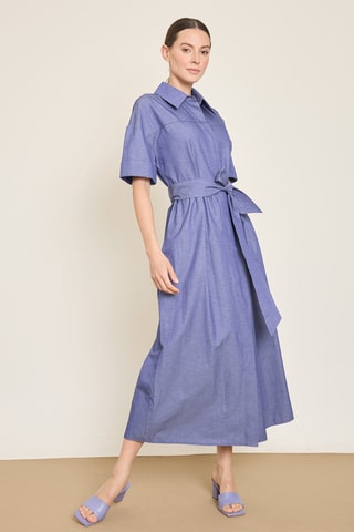 Abito a camicia - Blu