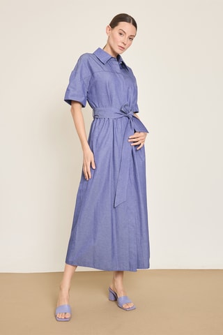 Abito a camicia - Blu