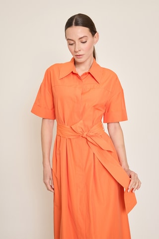 Abito a camicia - Arancione