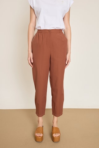 Pantaloni 7/8 - Marrone