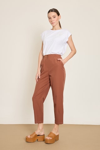 Pantaloni 7/8 - Marrone