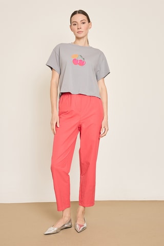 Pantaloni 7/8 - Corallo