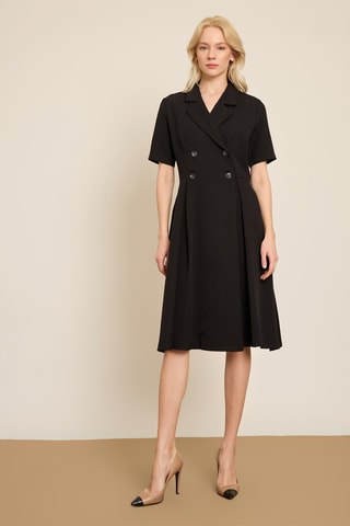 Abito a camicia - Nero