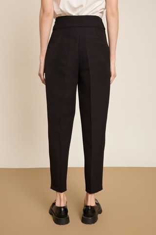 Pantaloni carrot 7/8 - Nero