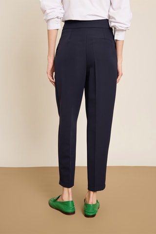 Pantaloni carrot 7/8 - Navy