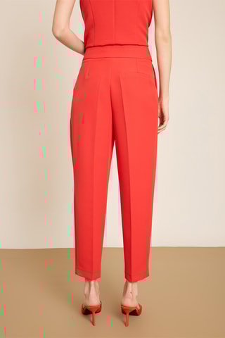 Pantaloni carrot 7/8 - Rosso