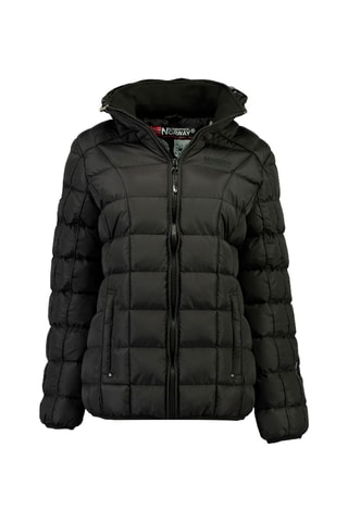 Anorak con capucha - Negro