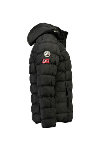 Anorak con capucha - Negro