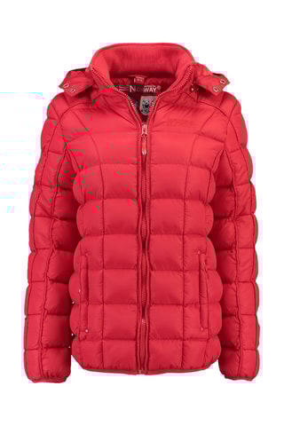Anorak con capucha - Rojo