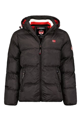 Anorak - Blanco, negro y rojo