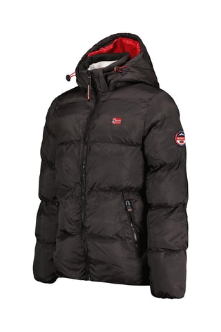 Anorak - Blanco, negro y rojo