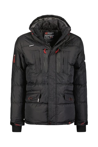 Chaqueta con capucha - Negro