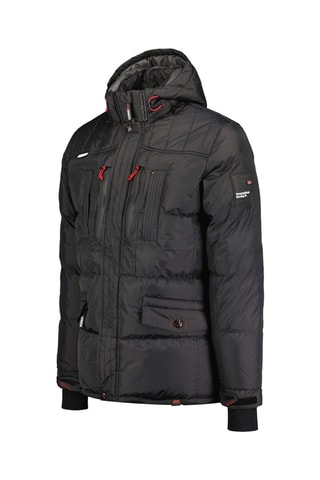 Chaqueta con capucha - Negro