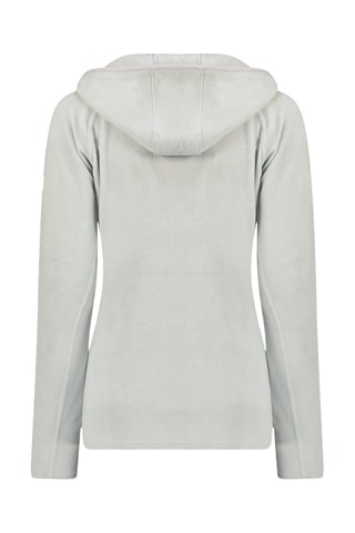 Sudadera polar - Blanco, gris y rojo