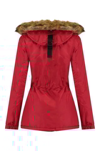 Chaqueta con capucha - Rojo