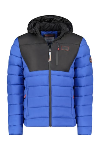 Anorak con capucha - Azul