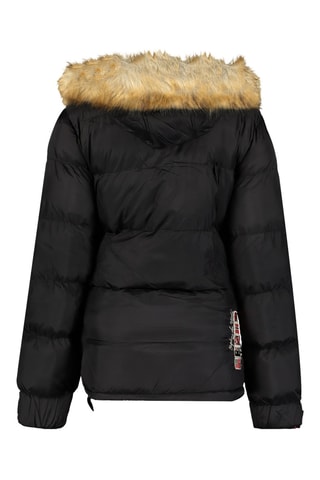 Anorak con capucha - Negro