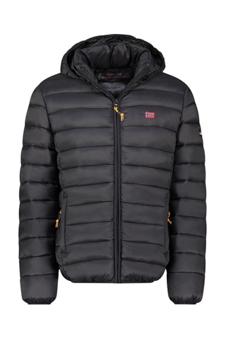 Anorak con capucha - Negro