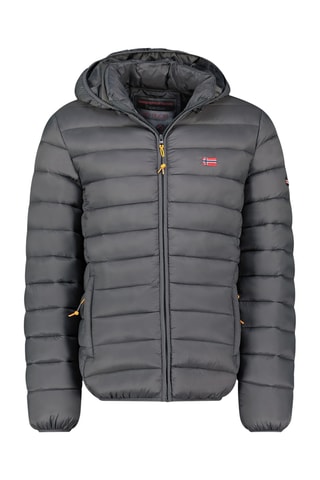 Anorak con capucha - Gris oscuro