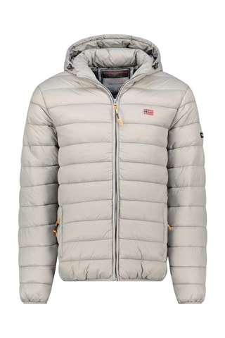 Anorak con capucha - Gris claro