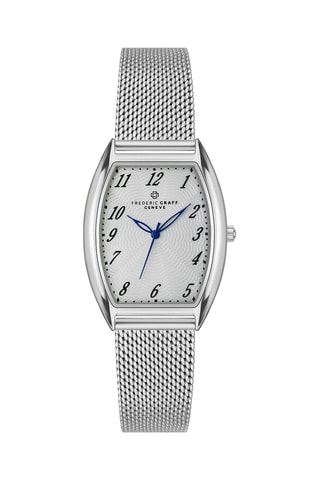 Montre à quartz en acier - Argenté - Frederic Graff