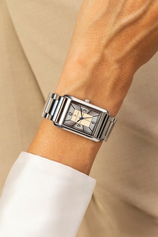 Montre à quartz en acier - Argenté - Frederic Graff