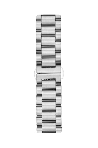 Montre à quartz en acier   - Argenté