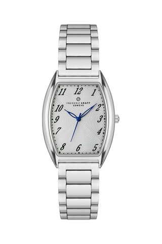 Montre à quartz en acier - Argenté - Frederic Graff