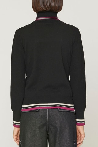 Pull en laine et cachemire - Noir