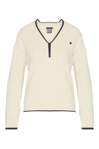 Pull en laine et cachemire - Ecru