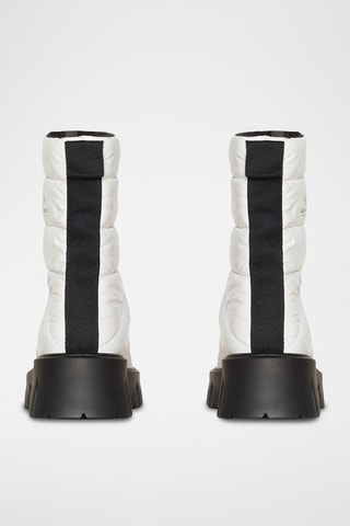 Botines de piel - Blanco