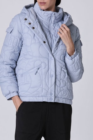 Doudoune à capuche - Bleu clair