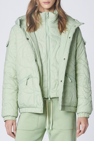 Doudoune à capuche - Vert clair
