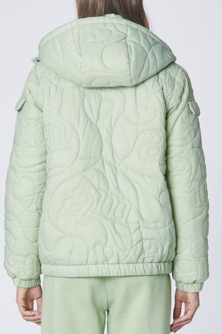 Doudoune à capuche - Vert clair