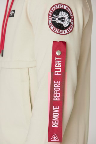 Sudadera con capucha - Beige