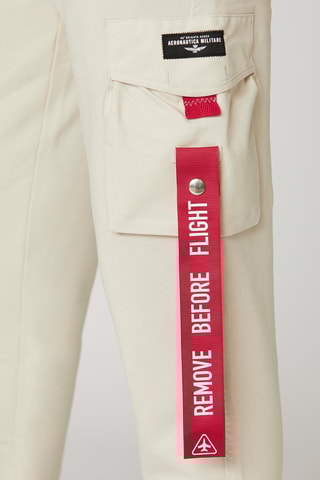 Pantalón cargo - Beige