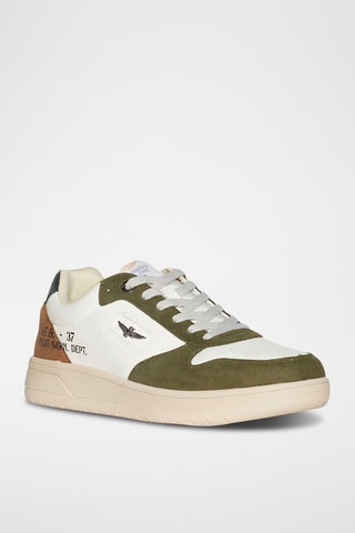 Zapatillas de piel - Beige